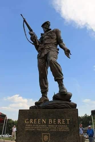 Bronze Bruce - Special Warfare Memorial Statute