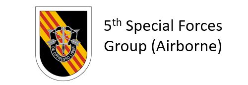 5th Special Forces Group Flash With Crest Patch – Popular Patch Model 492